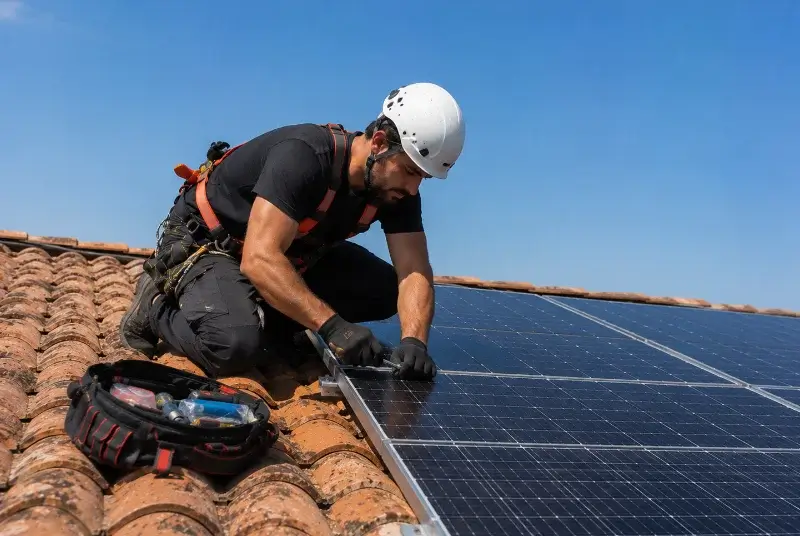 Maintenance et monitoring de panneaux solaires à Illats