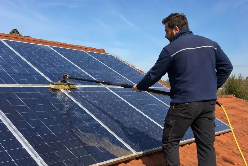 Nettoyage et entretien de panneaux solaires à Illats
